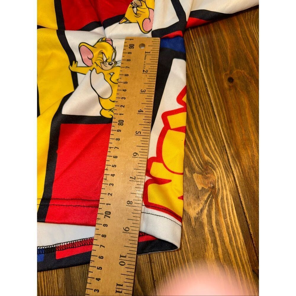 Tom & Jerry Reason Streetwear Collection Men's White Red Yellow Blue color block - Picture 4 of 7